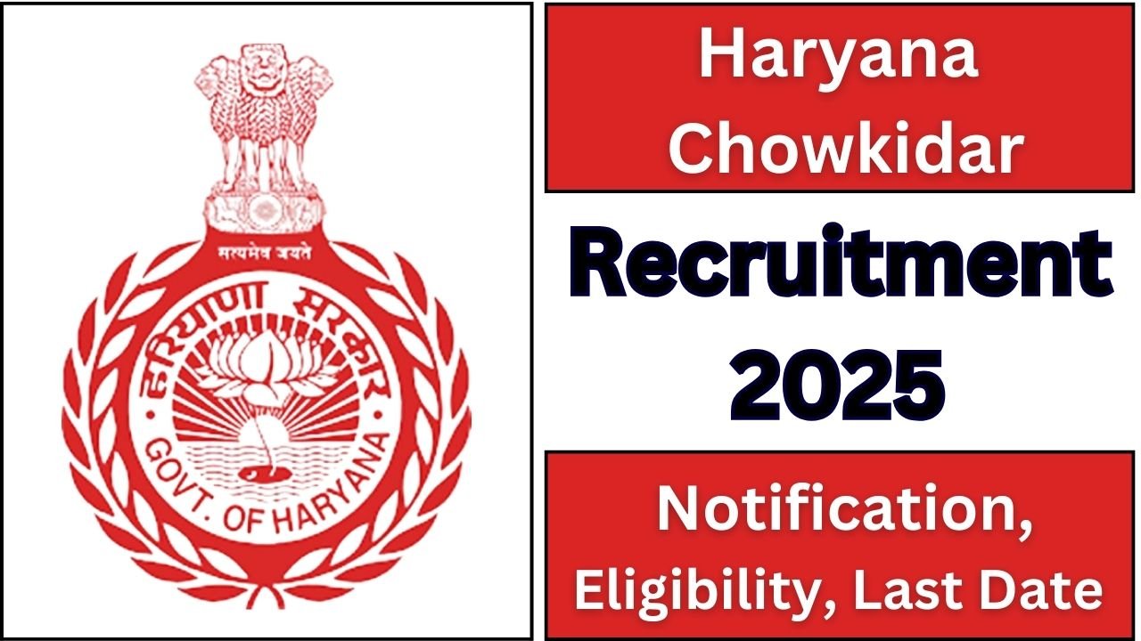 Haryana Chowkidar Recruitment 2025
